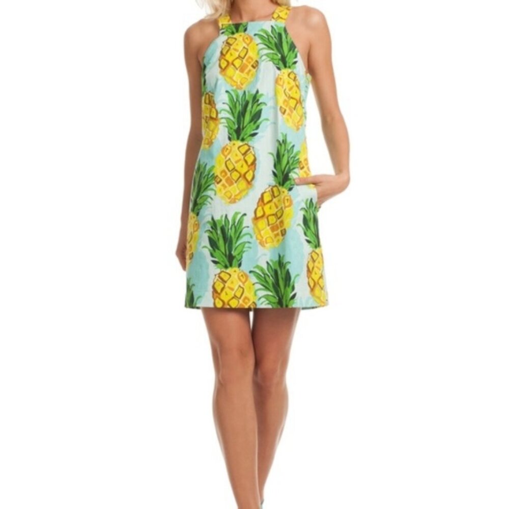 Trina Turk Mini Sleeveless Shift Dress